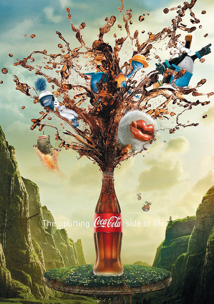 Key visual của coca cola